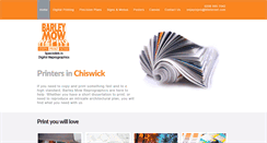 Desktop Screenshot of barleymowreprographics.co.uk